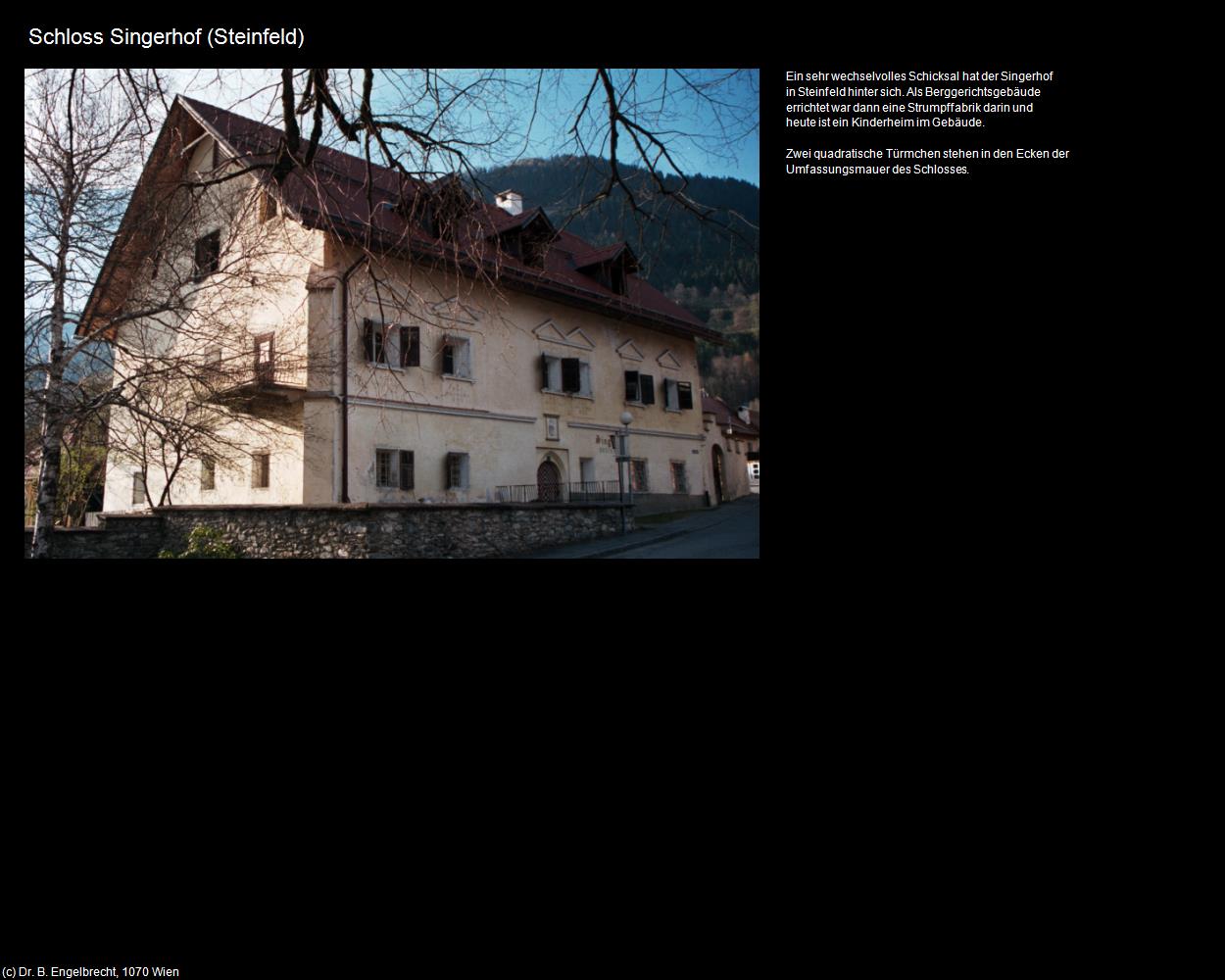 Schloss Singerhof (Steinfeld) in Kulturatlas-KÄRNTEN