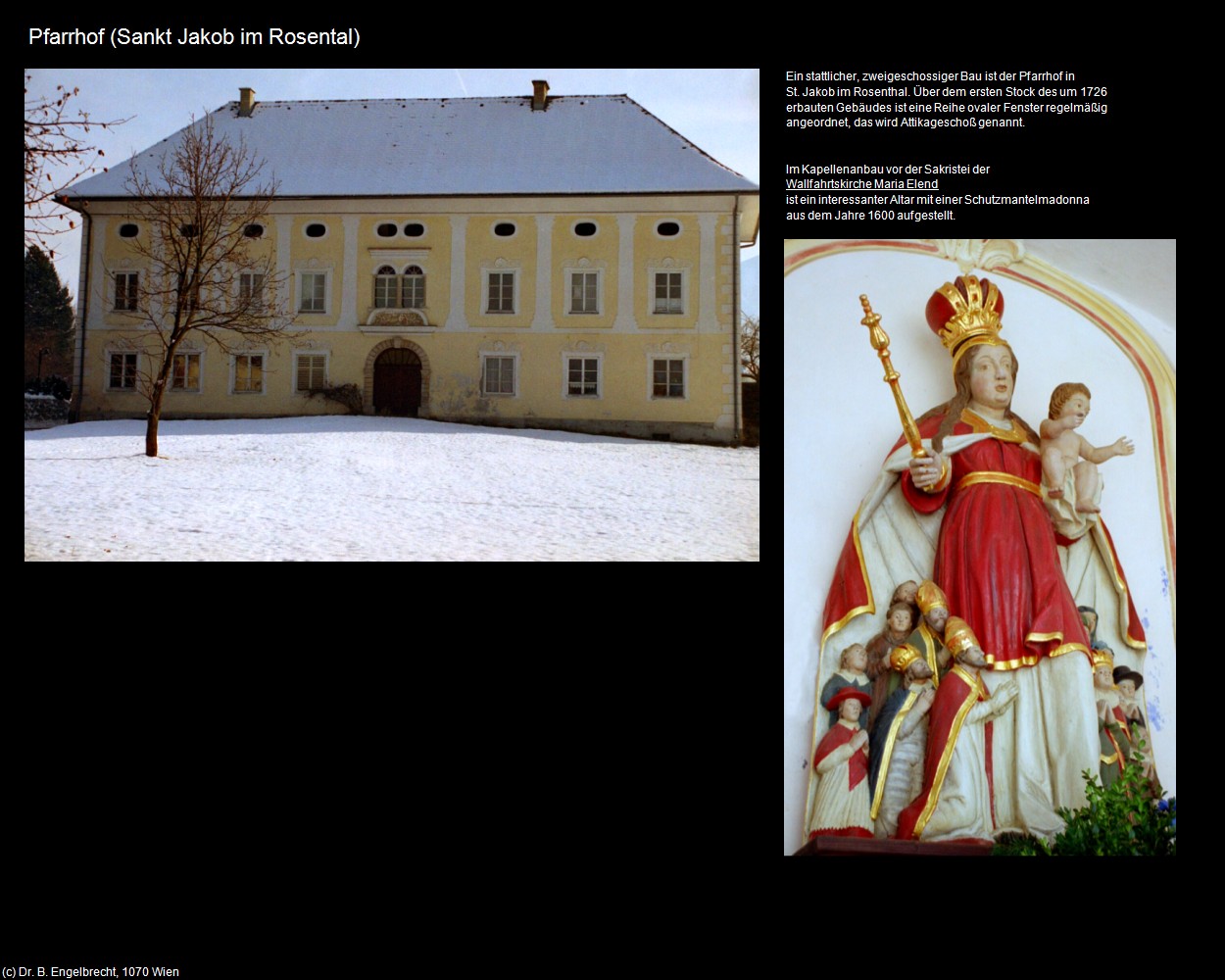 Pfarrhof (Sankt Jakob im Rosental) in Kulturatlas-K&Auml;RNTEN(c)B.Engelbrecht