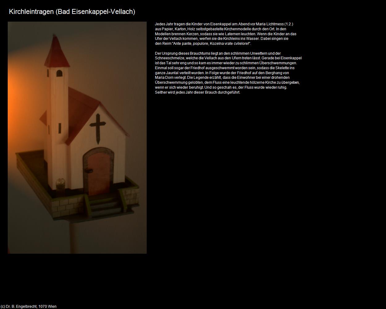 Kirchleintragen (Bad Eisenkappel-Vellach) in Kulturatlas-KÄRNTEN
