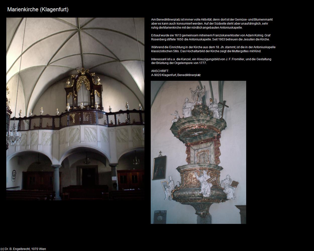 Marienkirche (Klagenfurt) in Kulturatlas-KÄRNTEN