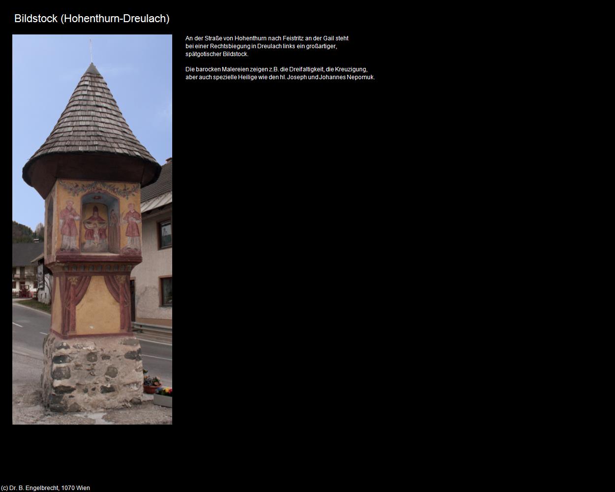 Bildstock (Dreulach) (Hohenthurn) in Kulturatlas-KÄRNTEN