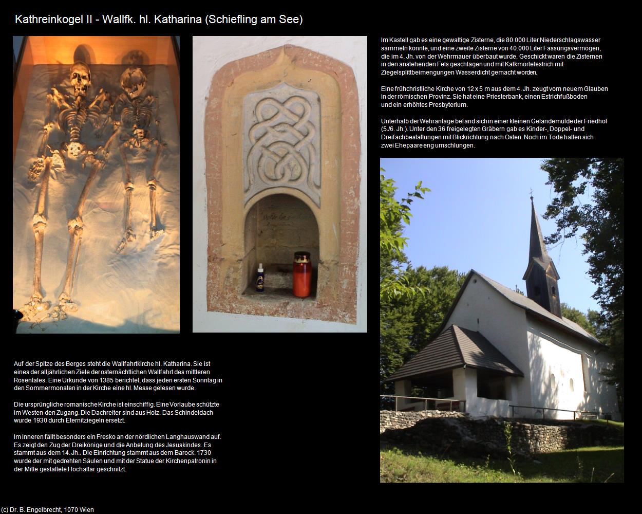 Kathreinkogel II - Wallfk. hl. Katharina (Schiefling am See) in Kulturatlas-KÄRNTEN