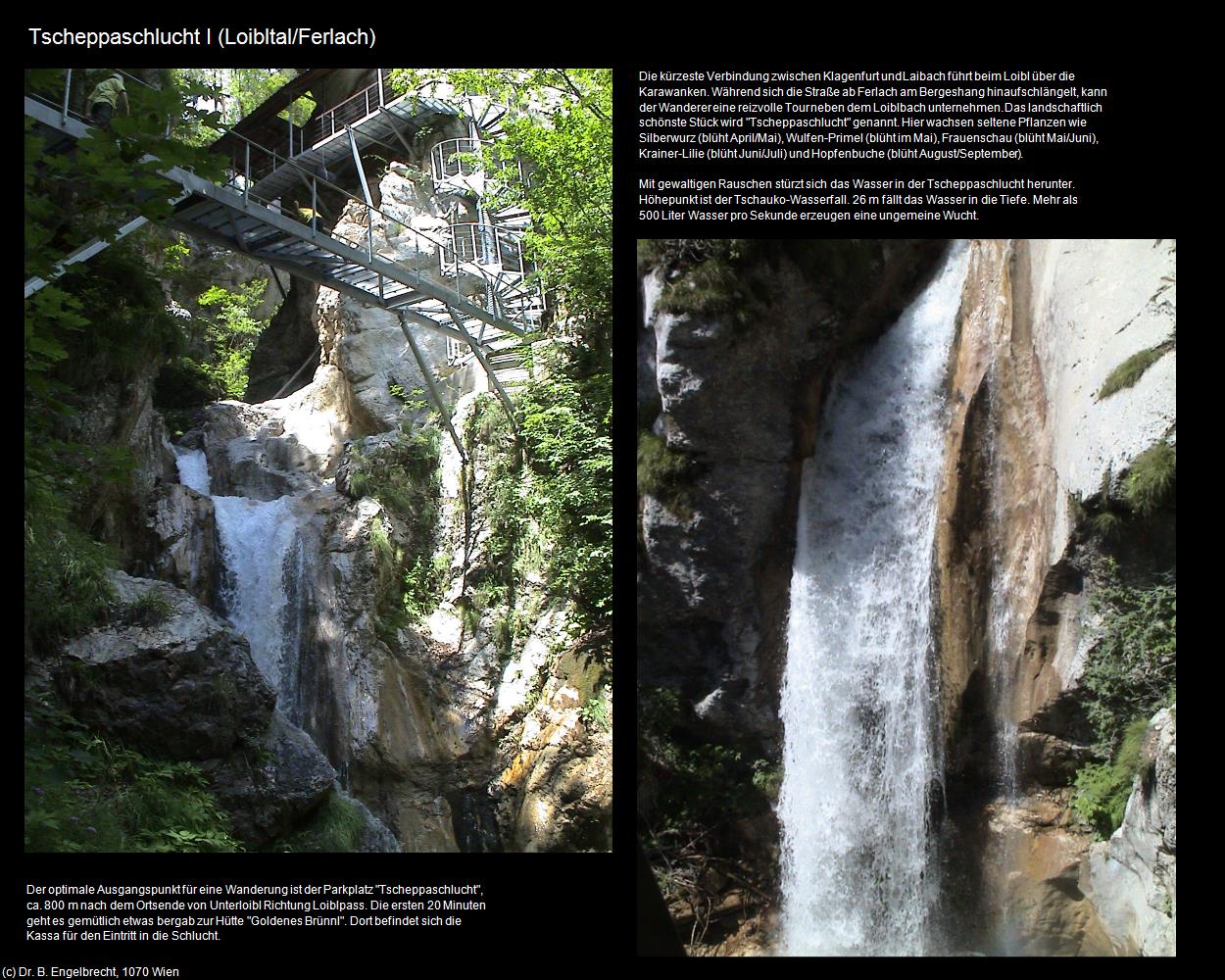 Tscheppaschlucht I (Loibltal/Ferlach) in Kulturatlas-KÄRNTEN