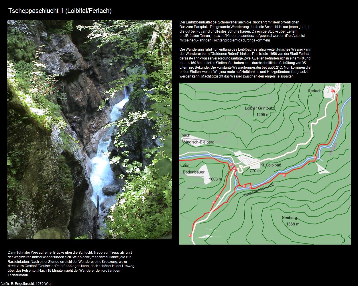 Tscheppaschlucht II (Loibltal/Ferlach) in Kulturatlas-KÄRNTEN(c)B.Engelbrecht