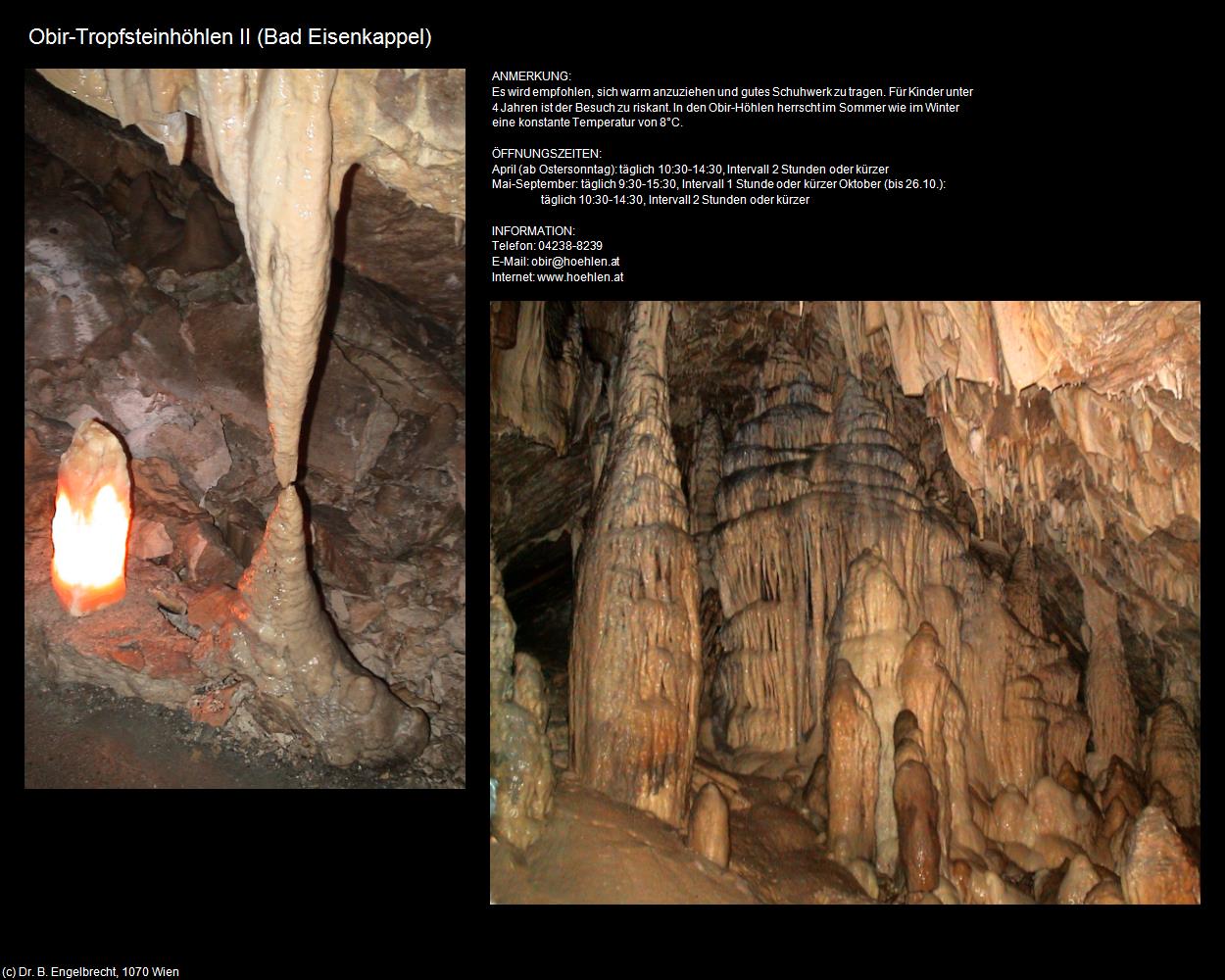 Obir-Tropfsteinhöhlen II (Bad Eisenkappel-Vellach) in Kulturatlas-KÄRNTEN