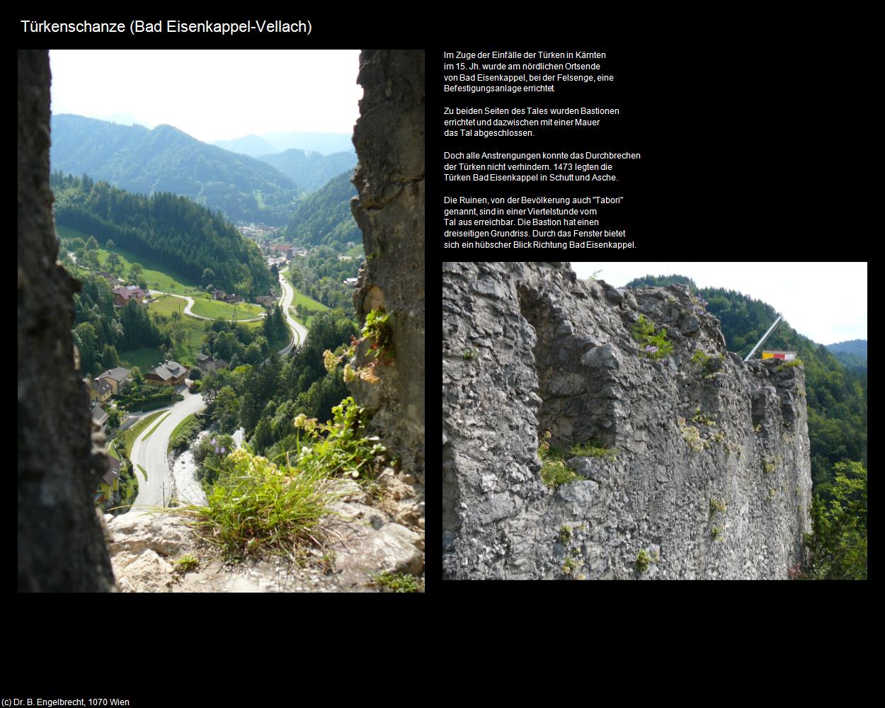 Türkenschanze (Bad Eisenkappel-Vellach) in Kulturatlas-KÄRNTEN