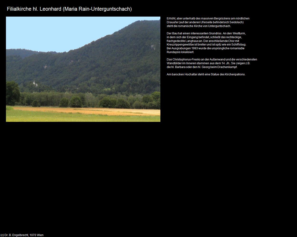 Fk. hl. Leonhard (Unterguntschach) (Maria Rain) in Kulturatlas-KÄRNTEN
