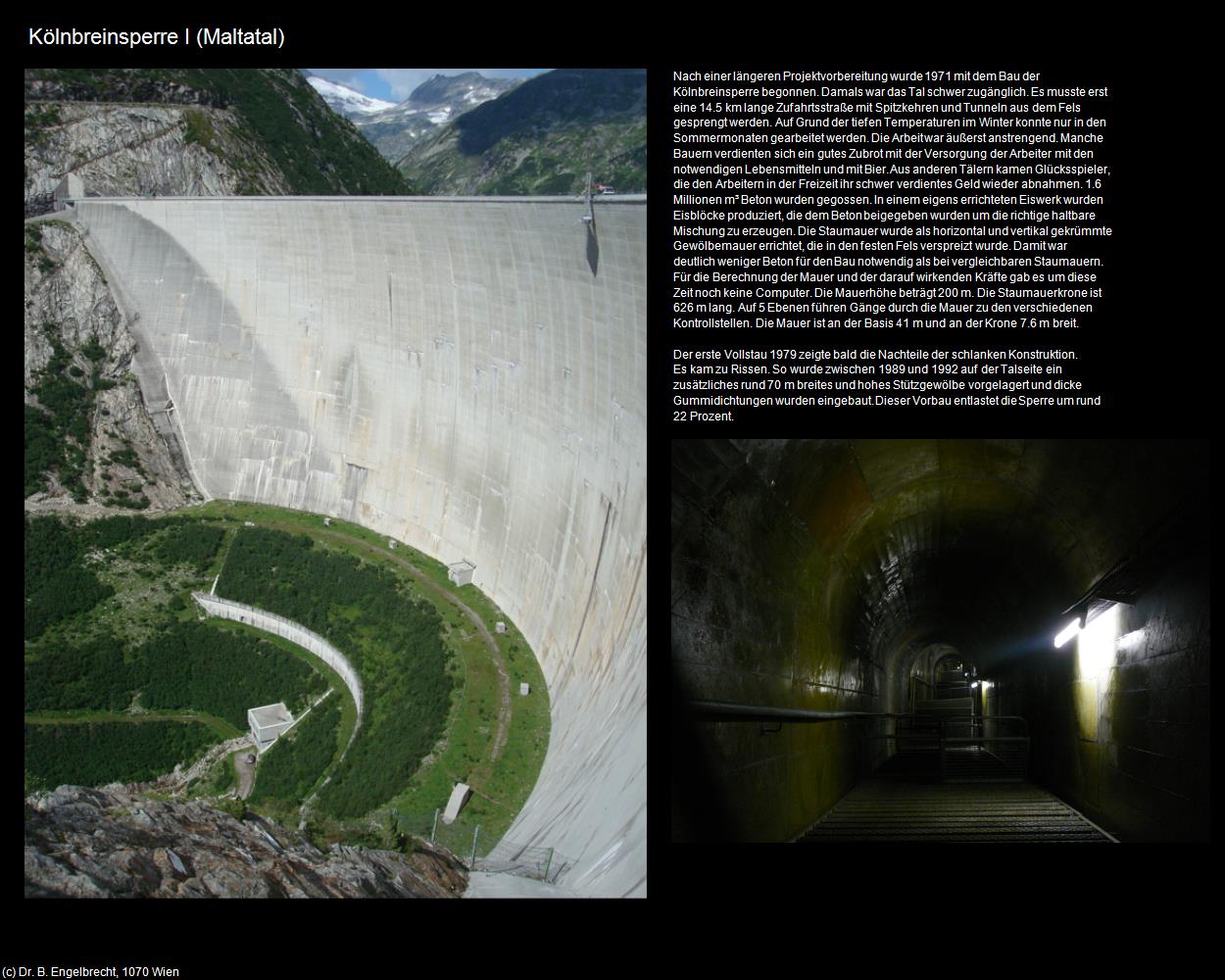 Kölnbreinsperre I  (Maltatal/Malta) in Kulturatlas-KÄRNTEN