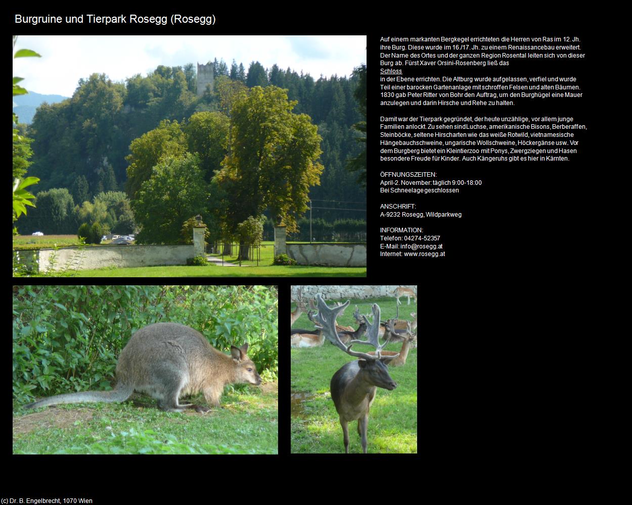 Tierpark (Rosegg) in Kulturatlas-KÄRNTEN(c)B.Engelbrecht