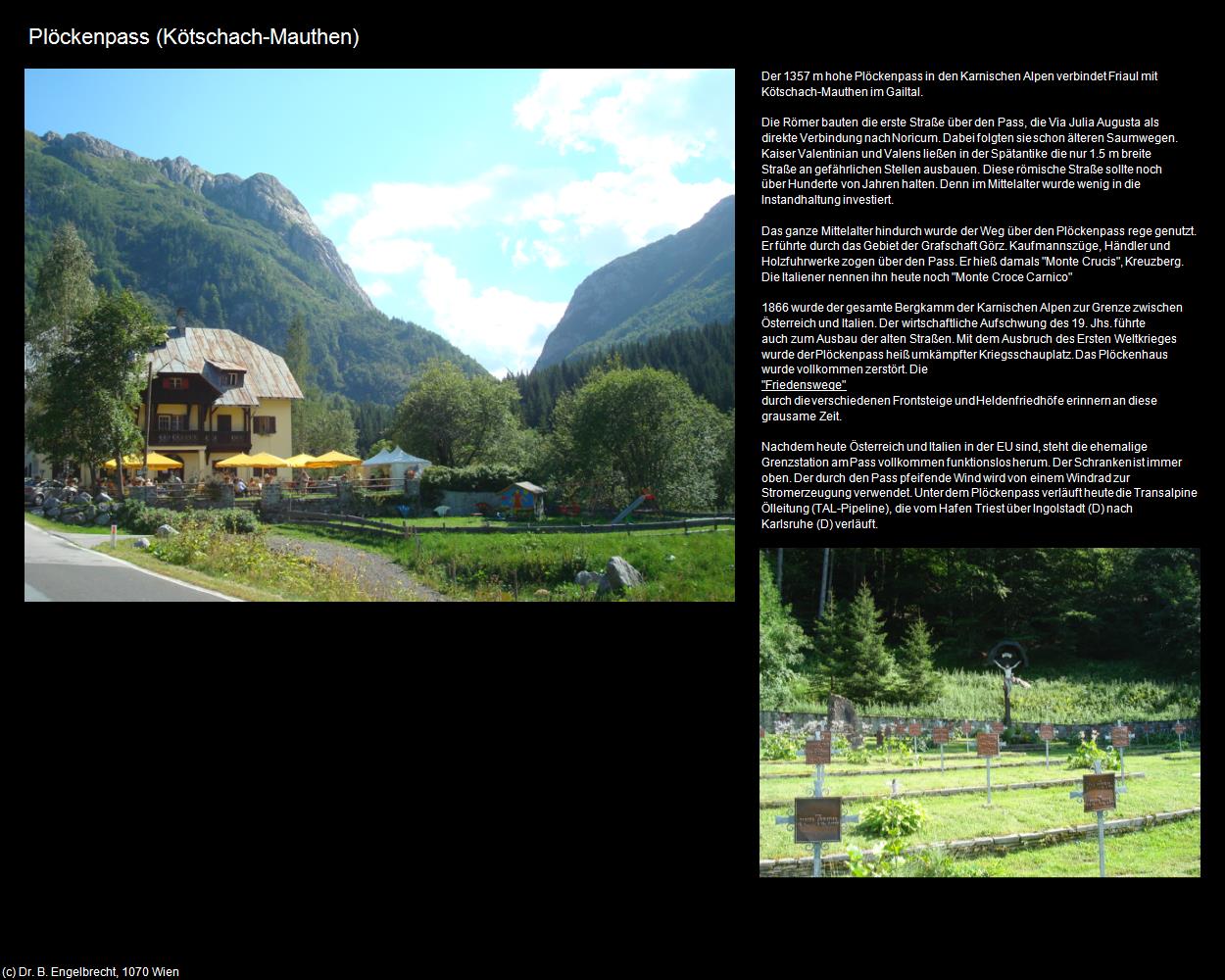 Plöckenpass  (Kötschach-Mauthen) in Kulturatlas-KÄRNTEN(c)B.Engelbrecht