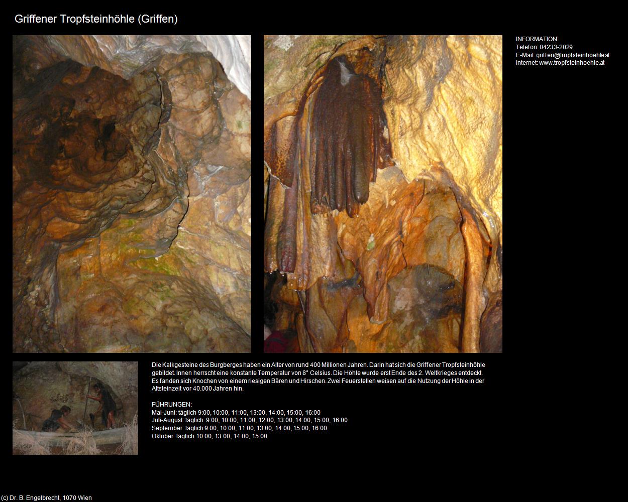 Griffener Tropfsteinhöhle (Griffen) in Kulturatlas-KÄRNTEN