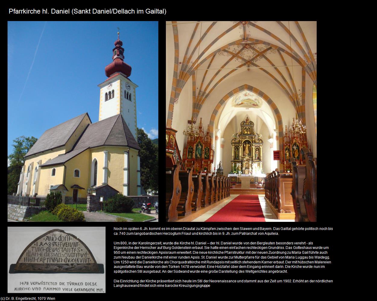 Pfk. hl. Daniel (Sankt Daniel/Dellach im Gailtal) in Kulturatlas-KÄRNTEN