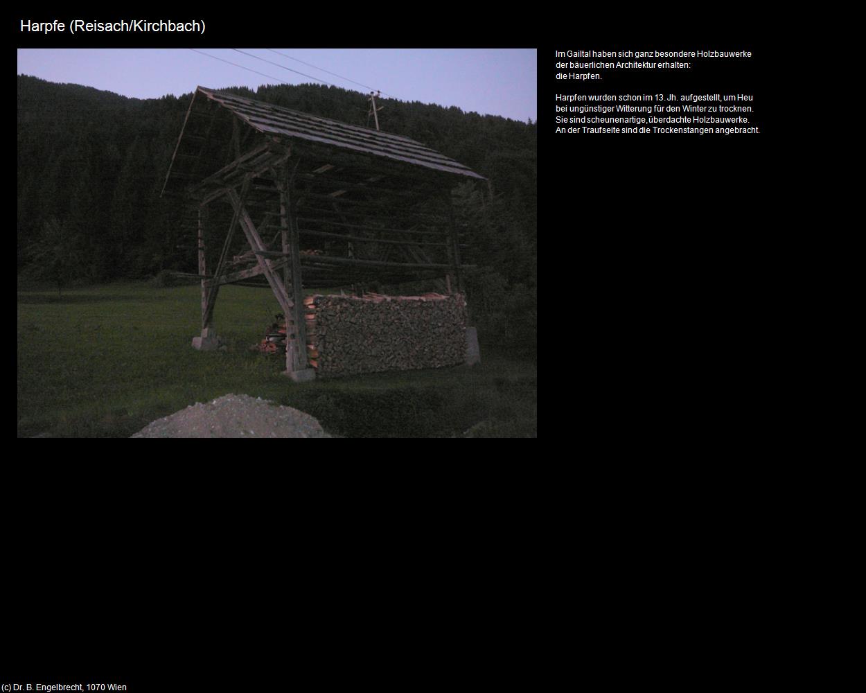 Harpfe  (Reisach/Kirchbach) in Kulturatlas-KÄRNTEN