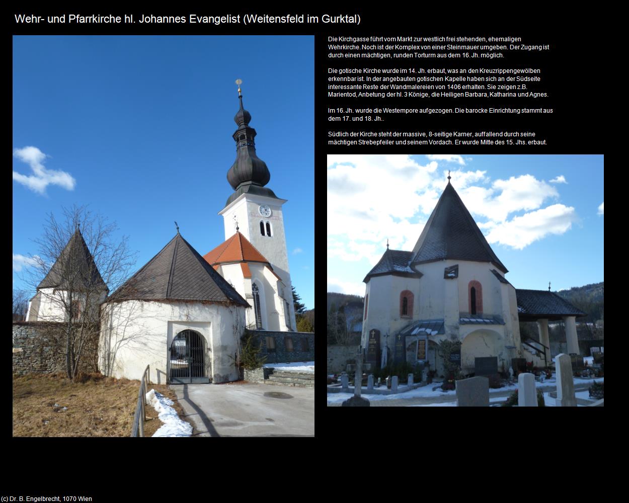 Pfk. hl. Johannes Evangelist  (Weitensfeld im Gurktal) in Kulturatlas-KÄRNTEN