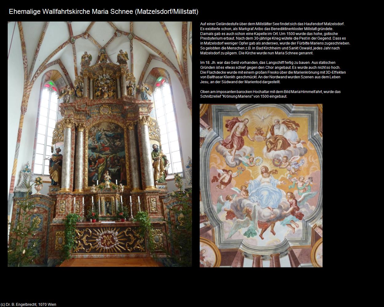 Ehem. Wallfk. Maria Schnee  (Matzelsdorf/Millstatt) in Kulturatlas-KÄRNTEN