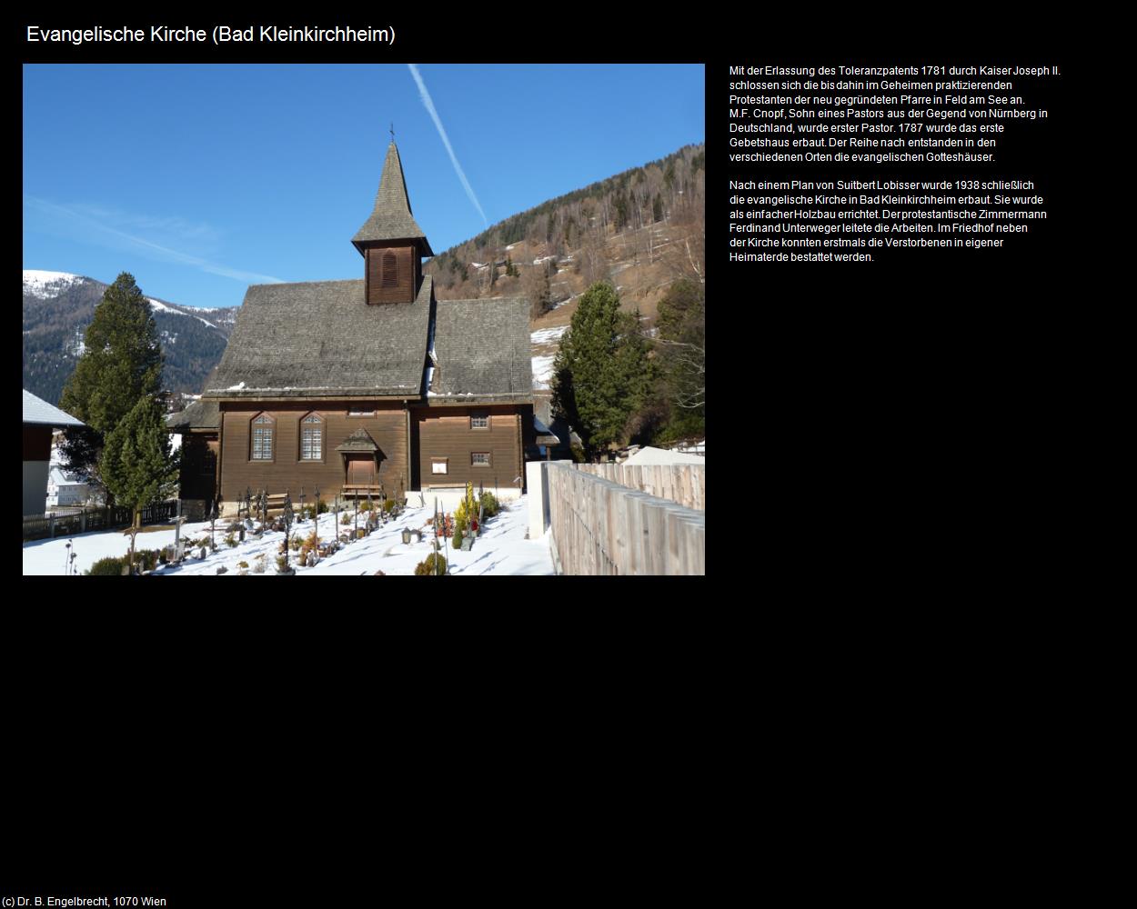 Evangelische Kirche (Bad Kleinkirchheim) in Kulturatlas-KÄRNTEN