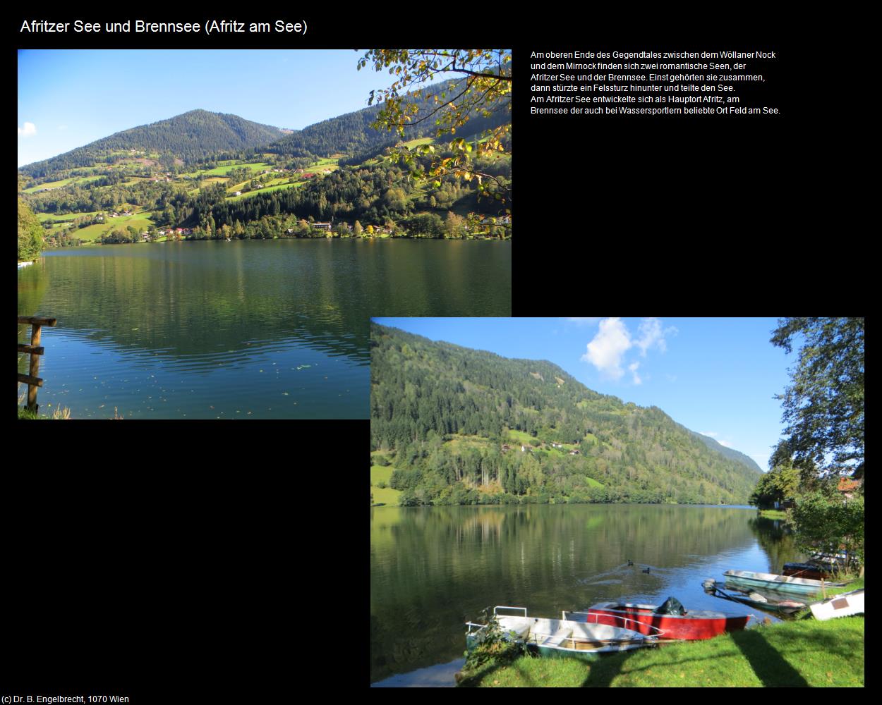 Afritzer See und Brennsee (Afritz) in Kulturatlas-KÄRNTEN