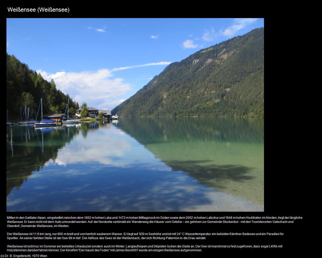Weißensee  (Weißensee) in Kulturatlas-KÄRNTEN