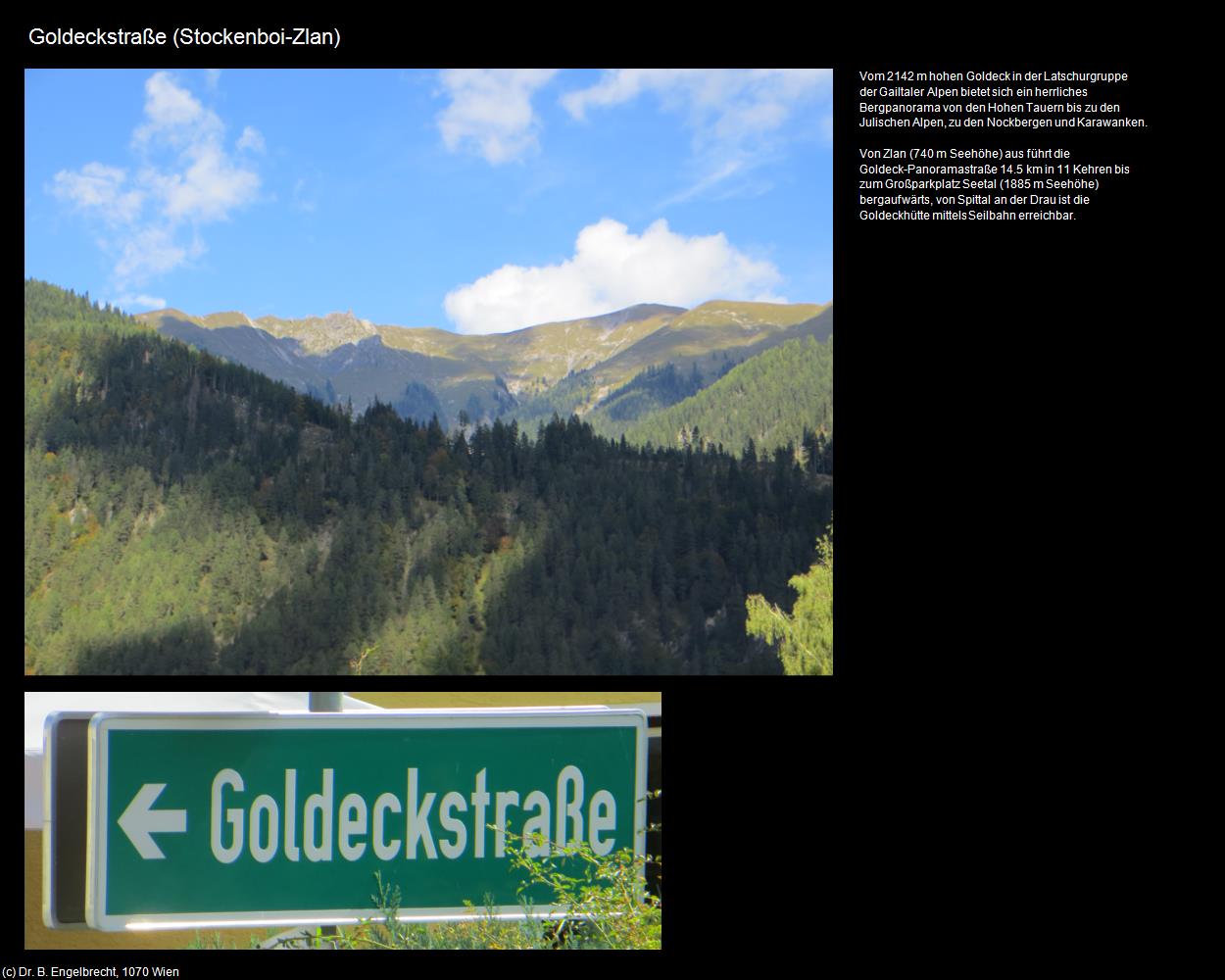 Goldeckstraße (Zlan) (Stockenboi) in Kulturatlas-KÄRNTEN