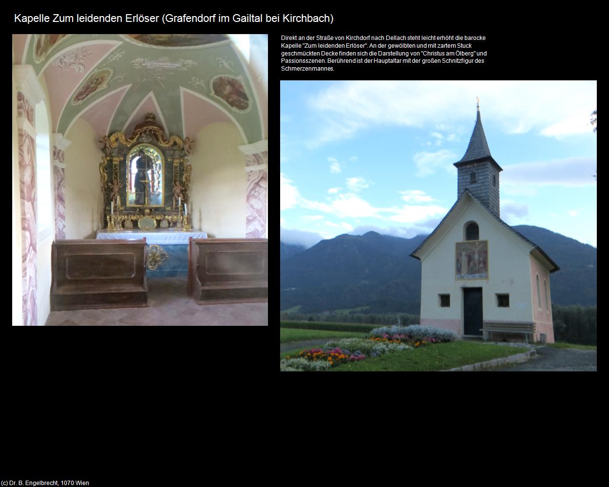 Kapelle Zum leidenden Erlöser (Grafendorf im Gailtal bei Kirchbach) in Kulturatlas-KÄRNTEN