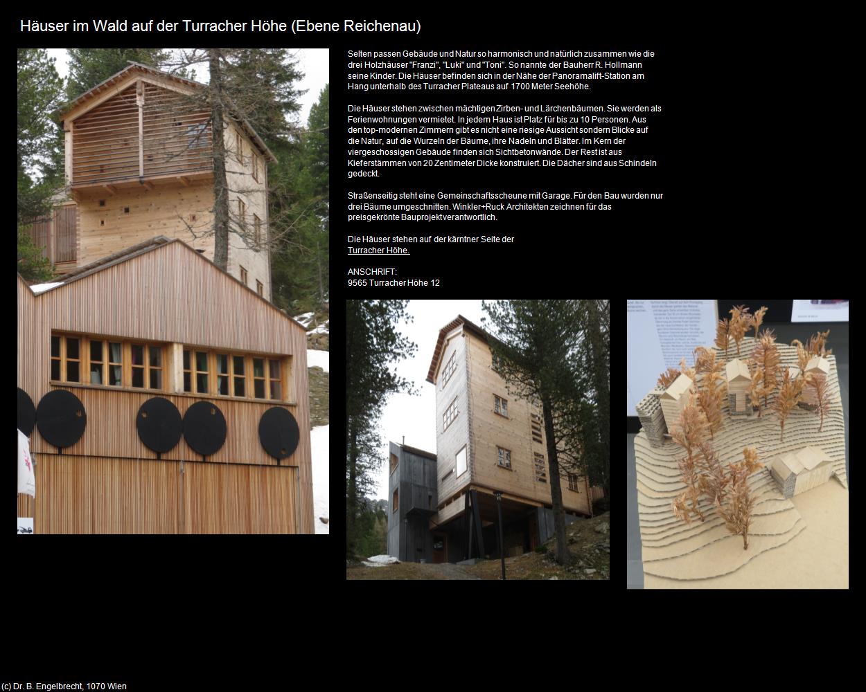 Häuser im Wald (Turracher Höhe) (Ebene Reichenau) in Kulturatlas-KÄRNTEN(c)B.Engelbrecht