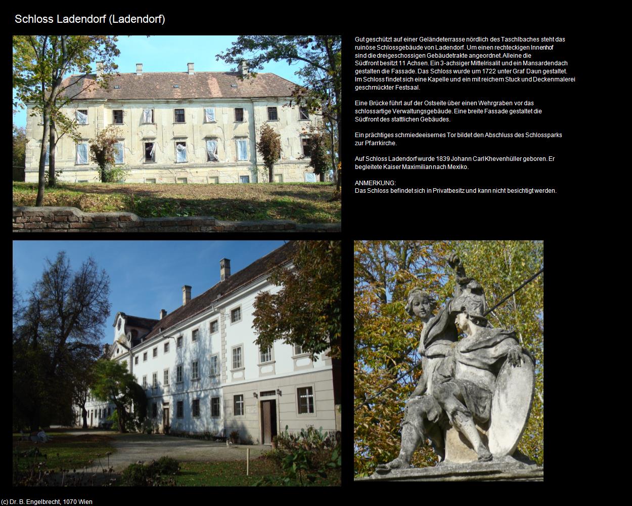 Schloss Ladendorf (Ladendorf) in Kulturatlas-NIEDERÖSTERREICH