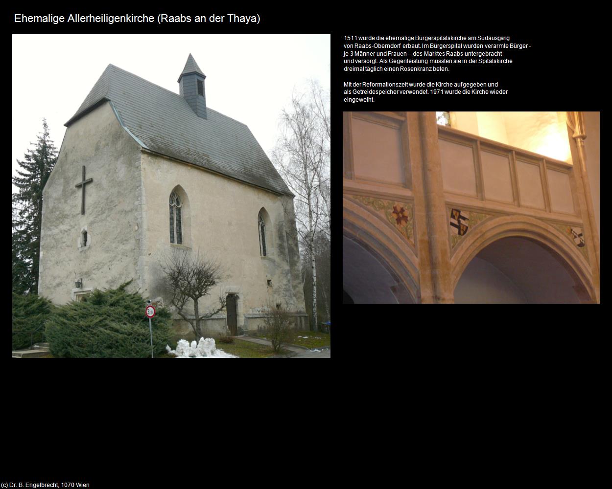 Ehem. Allerheiligenkirche (Raabs an der Thaya) in Kulturatlas-NIEDERÖSTERREICH