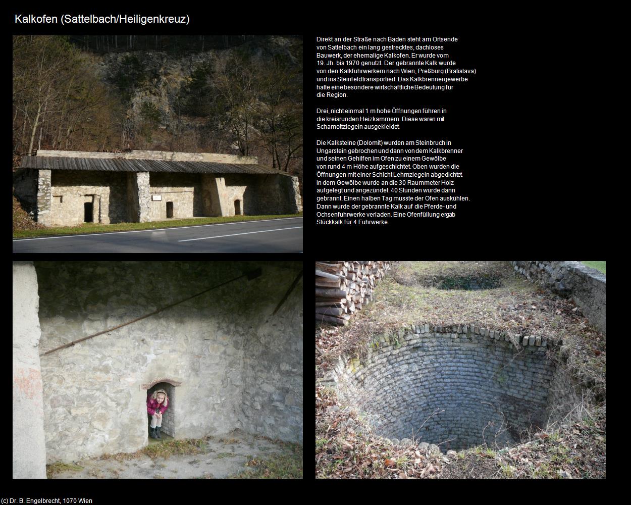 Kalkofen (Sattelbach/Heiligenkreuz) in Kulturatlas-NIEDERÖSTERREICH