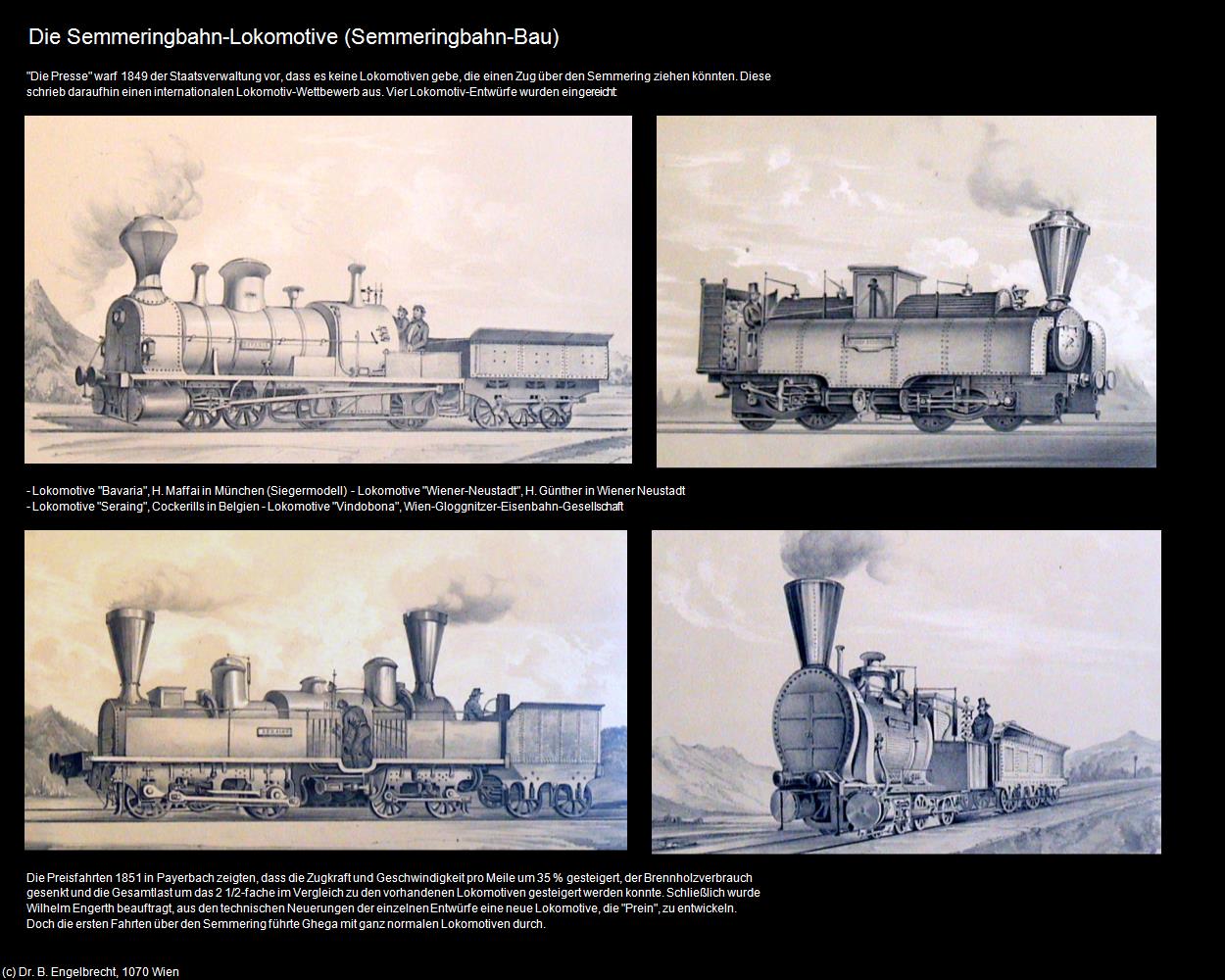 Semmeringbahn-Lokomotive (Semmeringbahnbau) in Kulturatlas-NIEDERÖSTERREICH