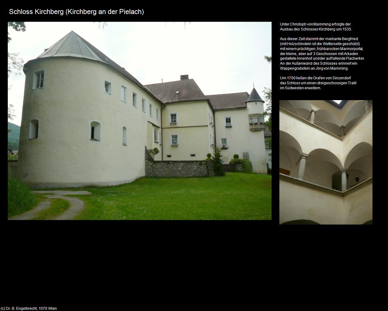 Schloss Kirchberg (Kirchberg an der Pielach) in Kulturatlas-NIEDERÖSTERREICH