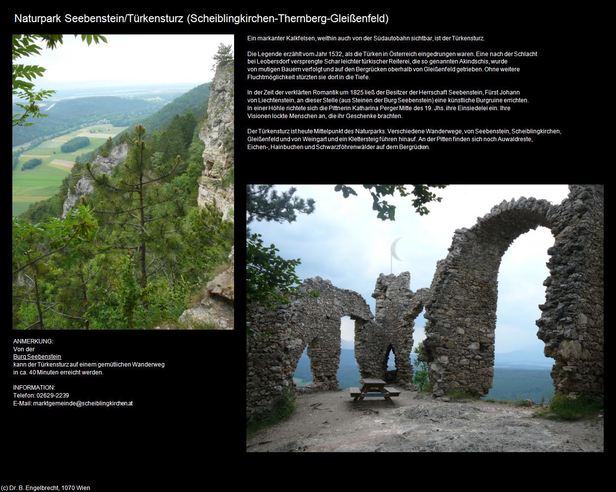 Naturpark Seebenstein/Türkensturz (Gleißenfeld) (Scheiblingkirchen-Thernberg) in Kulturatlas-NIEDERÖSTERREICH(c)B.Engelbrecht