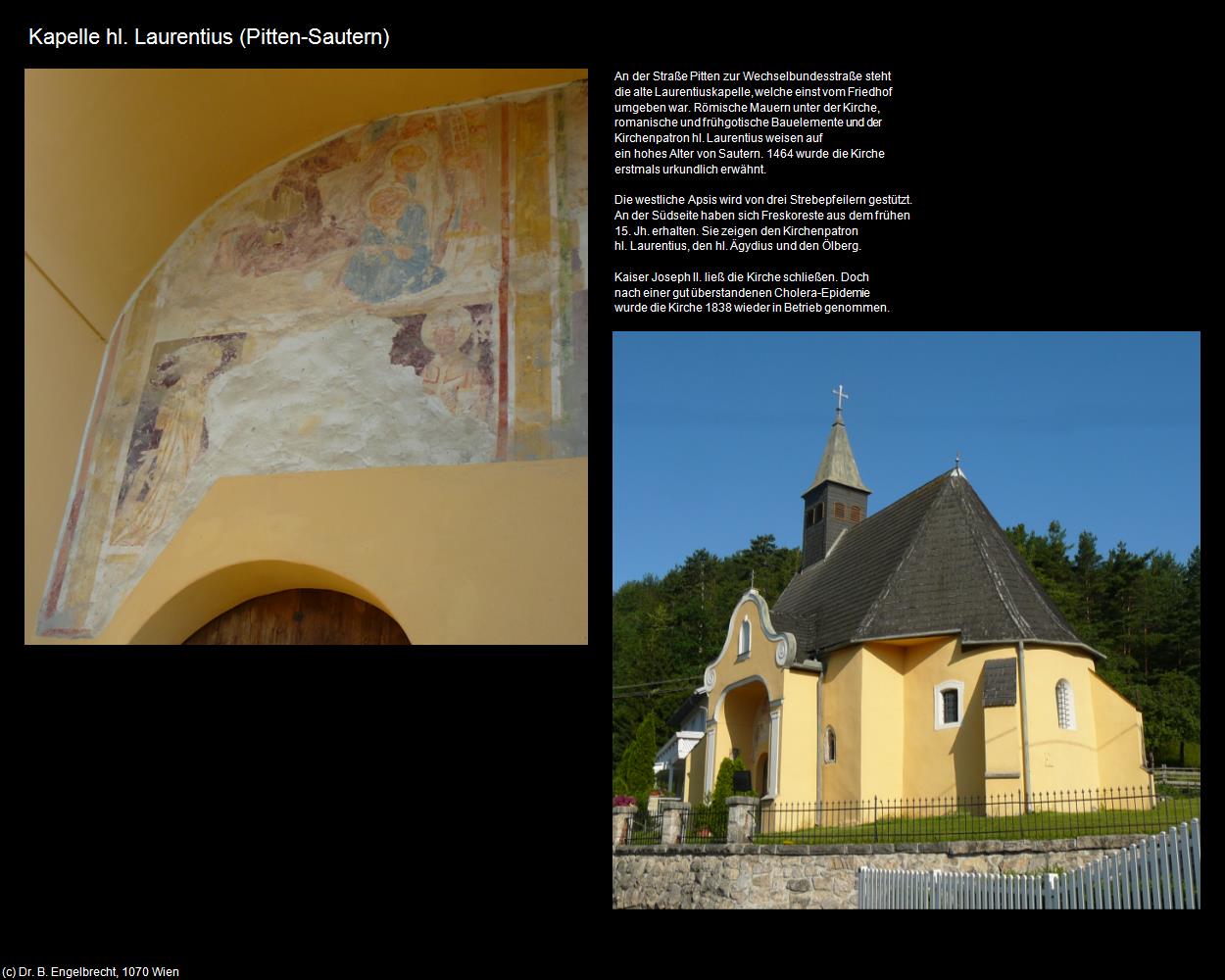 Kapelle hl. Laurentius (Sautern) (Pitten) in Kulturatlas-NIEDERÖSTERREICH