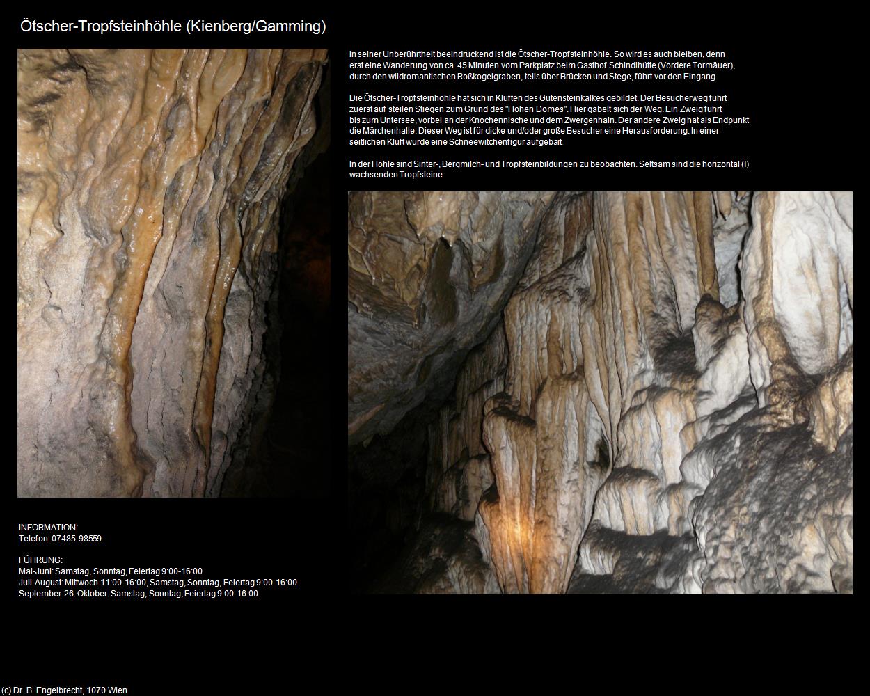 Ötscher-Tropfsteinhöhle (Kienberg/Gamming) in Kulturatlas-NIEDERÖSTERREICH