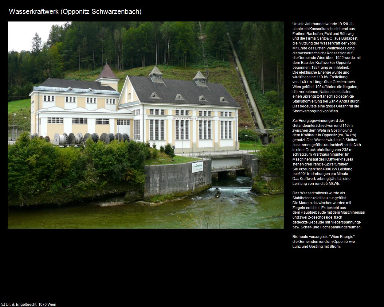 Wasserkraftwerk (Schwarzenbach) (Opponitz) in Kulturatlas-NIEDERÖSTERREICH