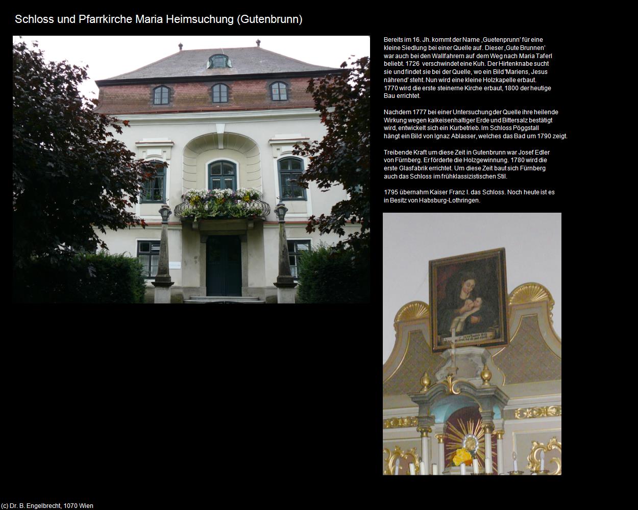 Schloss und Pfk. Maria Heimsuchung (Gutenbrunn) in Kulturatlas-NIEDERÖSTERREICH