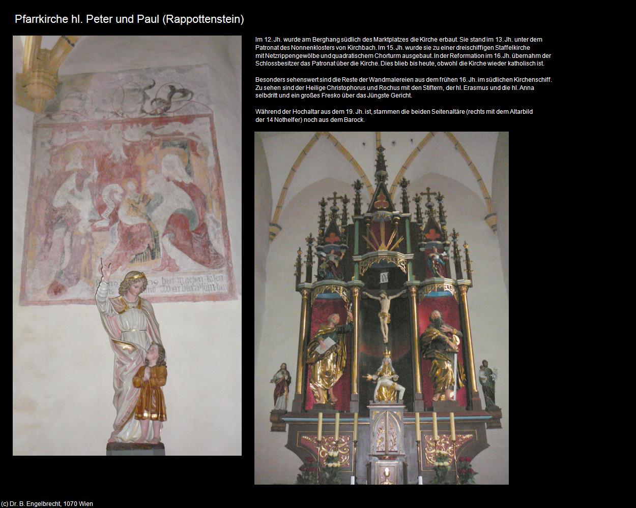 Pfk. hl. Peter und Paul (Rappottenstein) in Kulturatlas-NIEDERÖSTERREICH