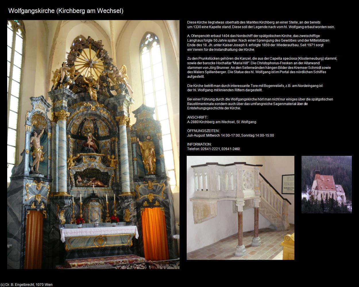Wolfgangskirche (Kirchberg am Wechsel) in Kulturatlas-NIEDERÖSTERREICH