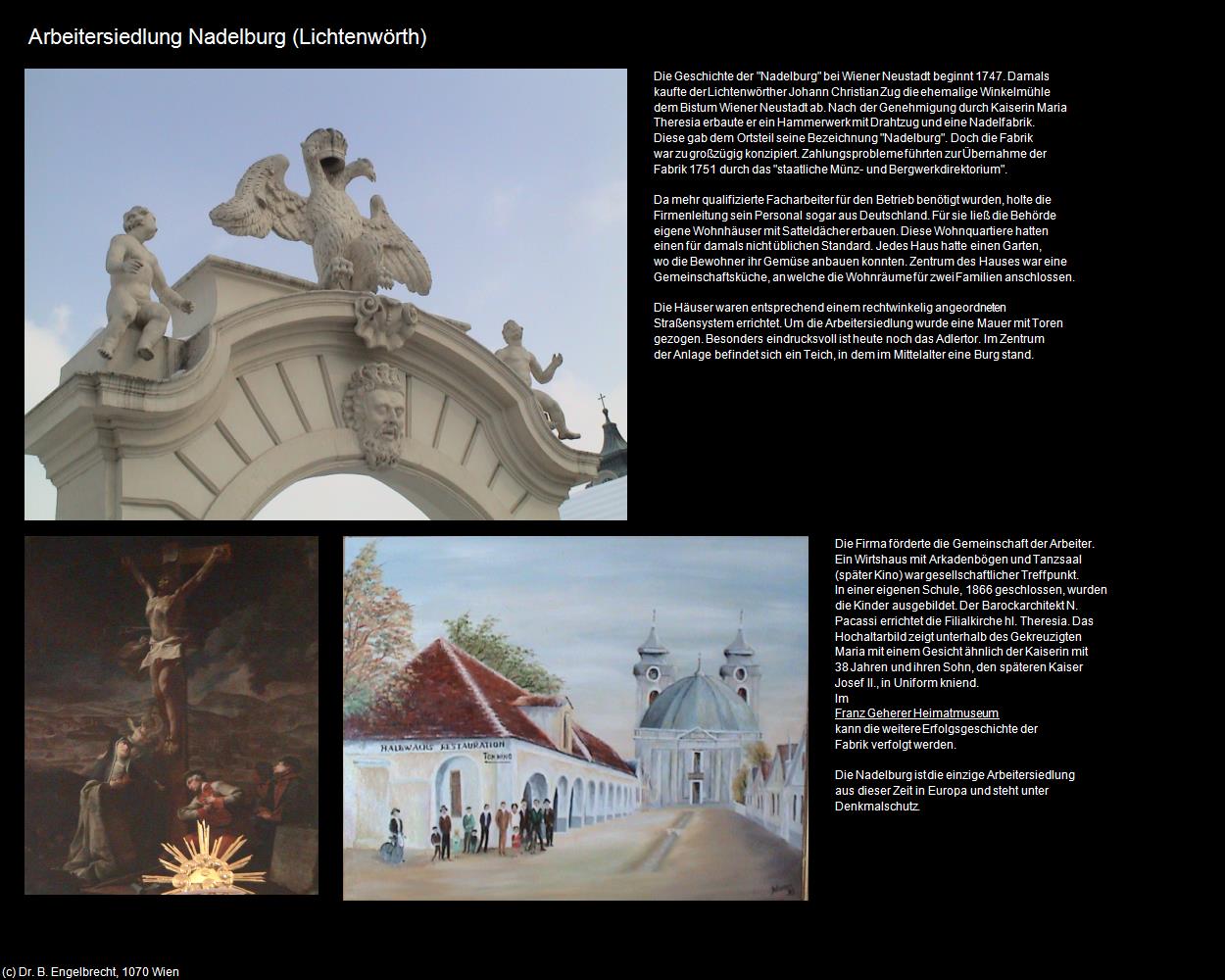 Arbeitersiedlung Nadelburg (Lichtenwörth) in Kulturatlas-NIEDERÖSTERREICH(c)B.Engelbrecht