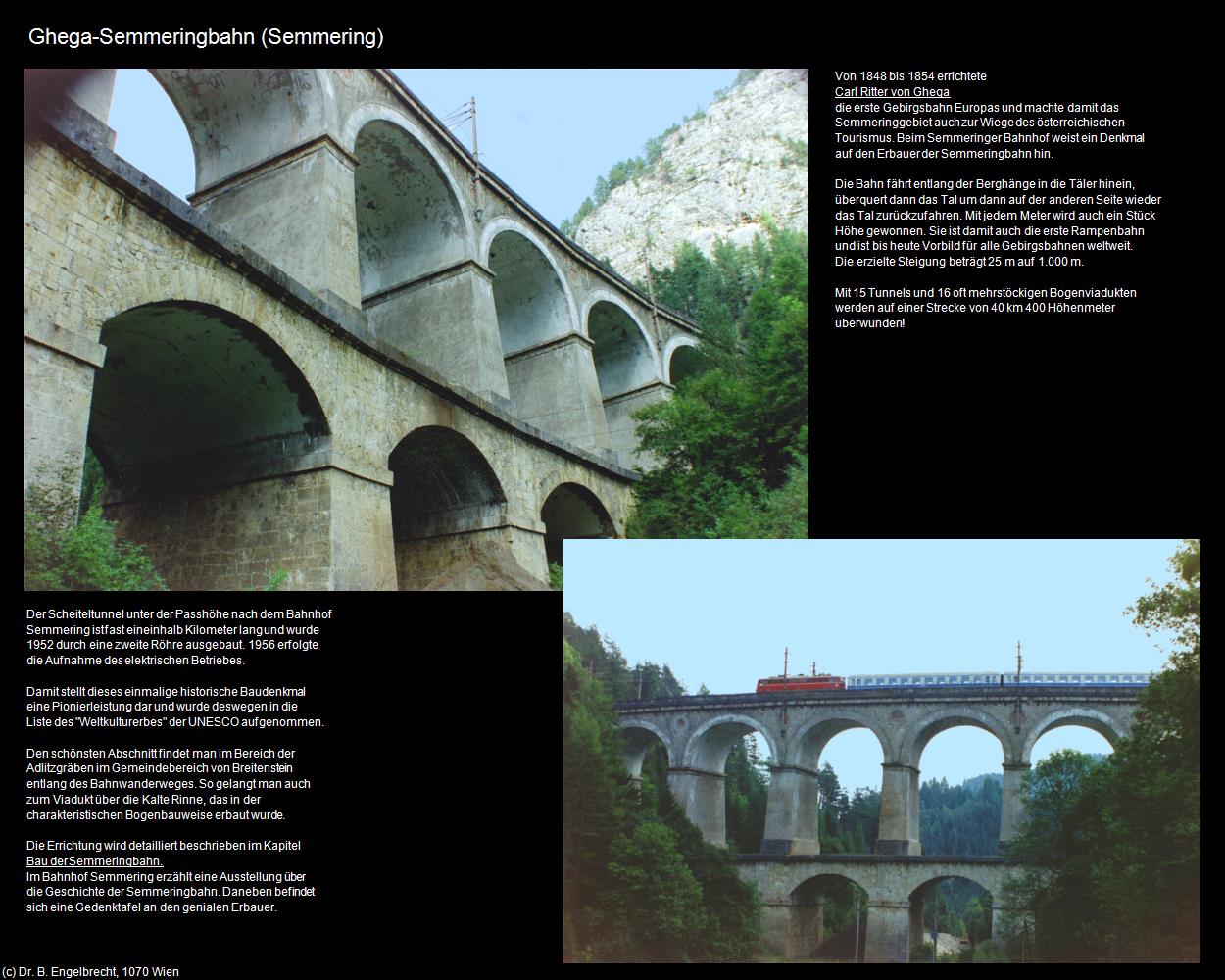 Ghega-Semmeringbahn (Semmering) in Kulturatlas-NIEDERÖSTERREICH(c)B.Engelbrecht