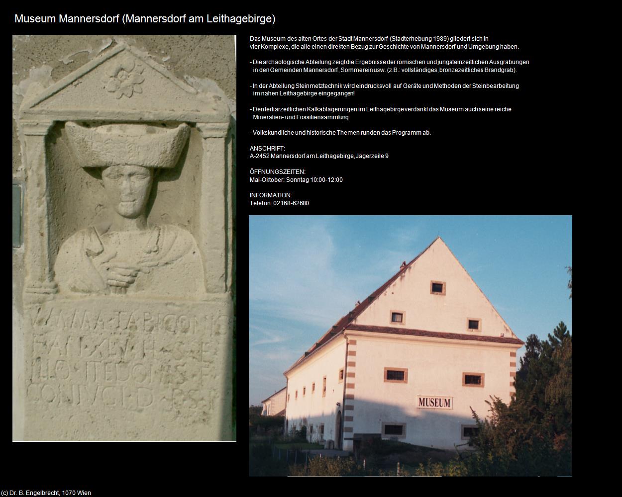 Museum (Mannersdorf am Leithagebirge) in Kulturatlas-NIEDERÖSTERREICH