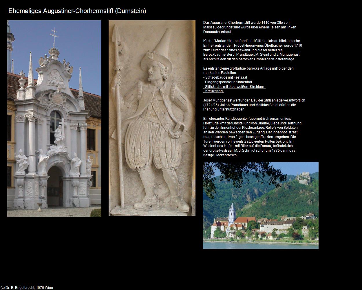 Ehem. Augustiner-Chorherrenstift (Dürnstein) in Kulturatlas-NIEDERÖSTERREICH(c)B.Engelbrecht