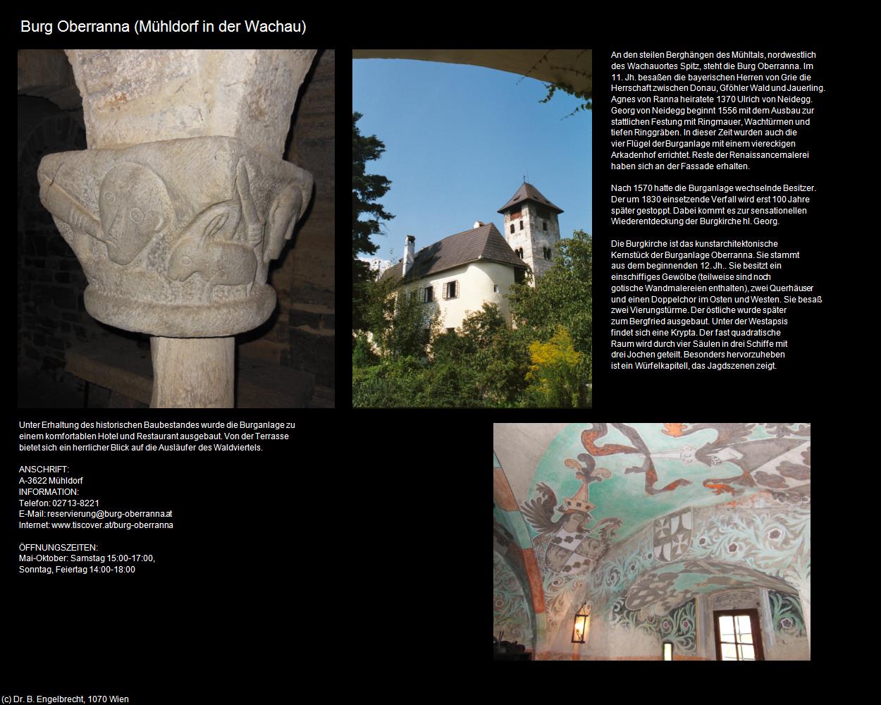 Burg Oberranna (Mühldorf in der Wachau) in Kulturatlas-NIEDERÖSTERREICH