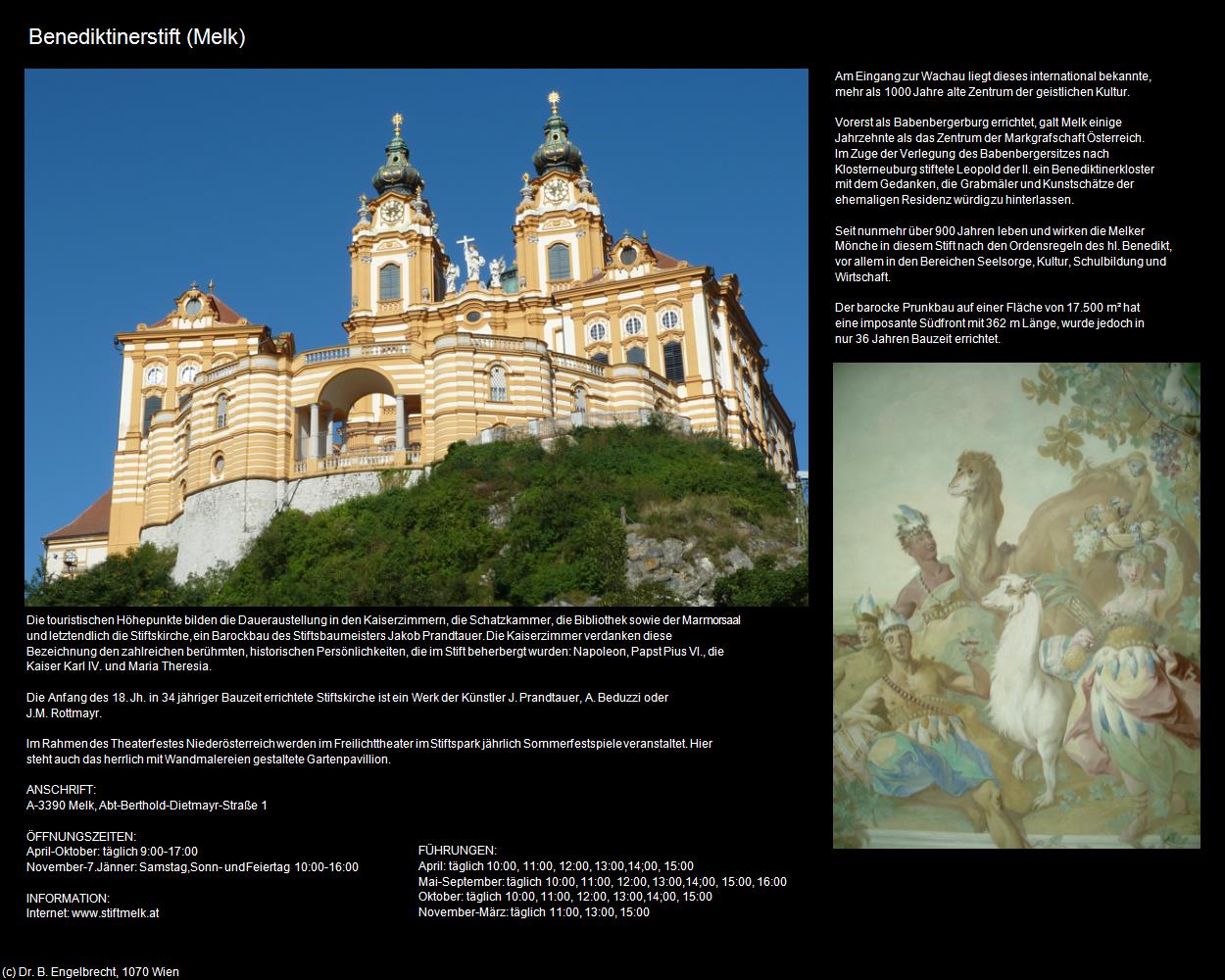 Benediktinerstift (Melk) in Kulturatlas-NIEDERÖSTERREICH