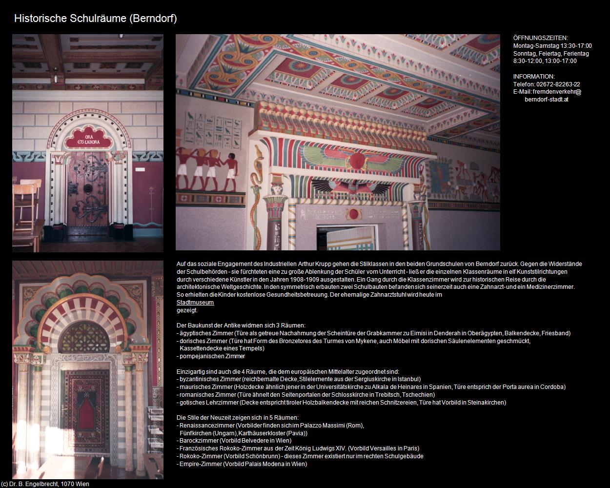 Schulräume (Berndorf) in Kulturatlas-NIEDERÖSTERREICH(c)B.Engelbrecht