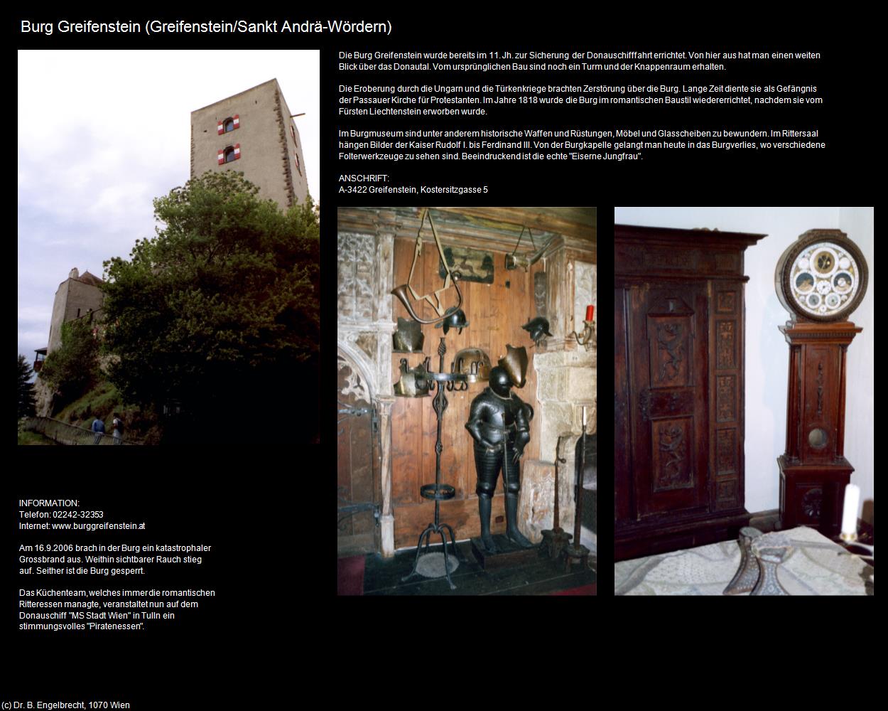 Burg Greifenstein (Sankt Andrä-Wördern) in Kulturatlas-NIEDERÖSTERREICH