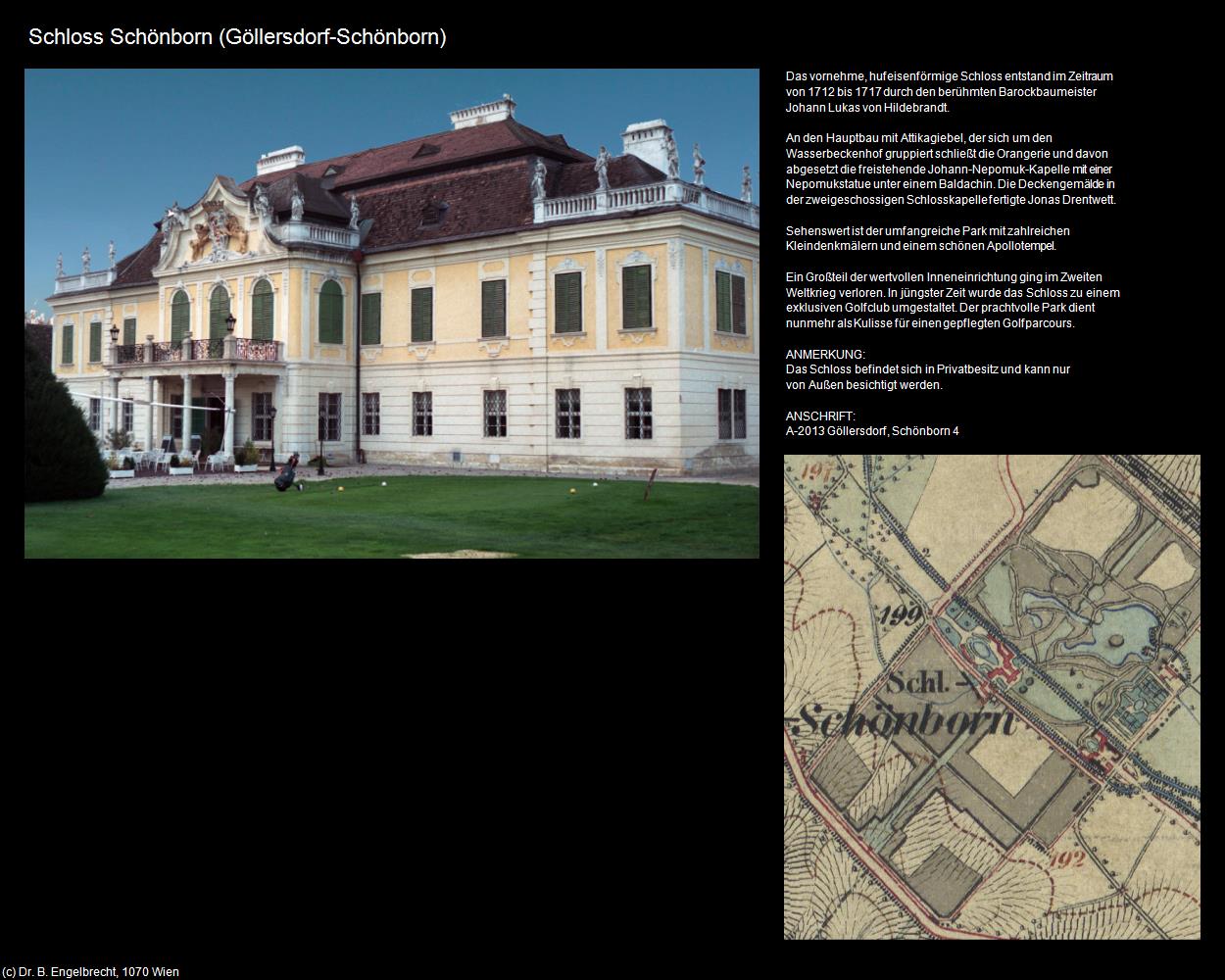 Schloss Schönborn (Göllersdorf) in Kulturatlas-NIEDERÖSTERREICH