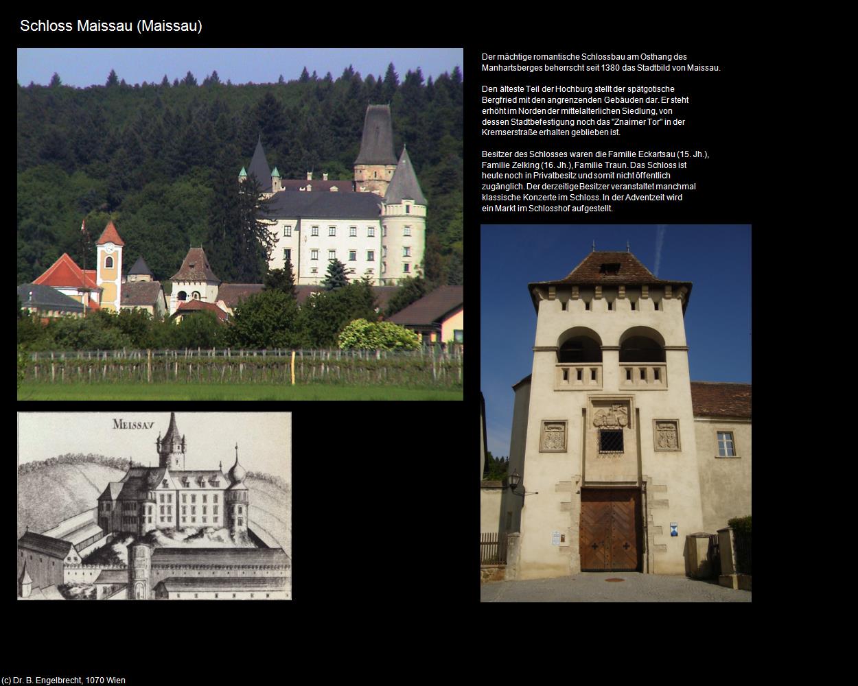 Schloss Maissau (Maissau) in Kulturatlas-NIEDERÖSTERREICH
