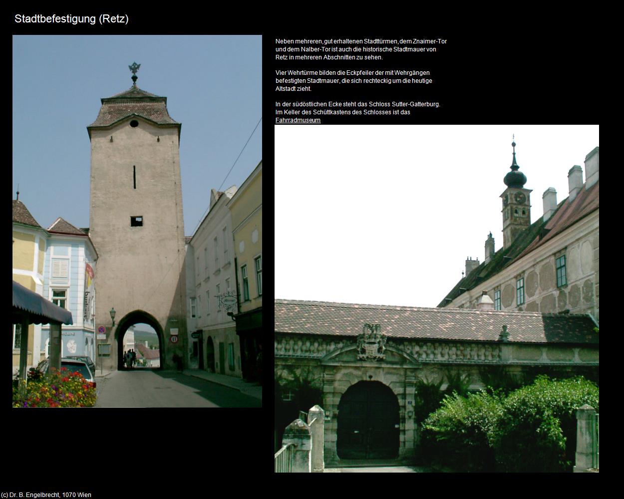 Stadtbefestigung (Retz) in Kulturatlas-NIEDERÖSTERREICH(c)B.Engelbrecht