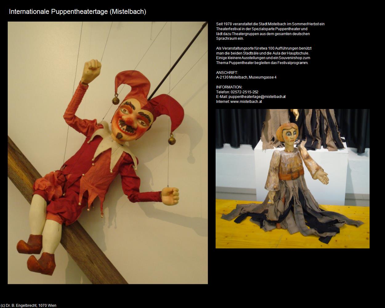 Int. Puppentheatertage (Mistelbach) in Kulturatlas-NIEDERÖSTERREICH