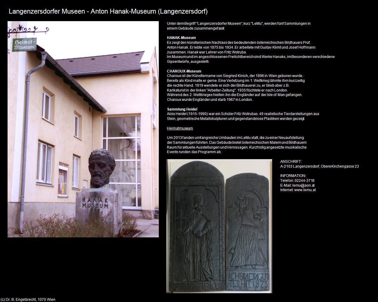 Anton Hanak-Museum (Langenzersdorf) in Kulturatlas-NIEDERÖSTERREICH(c)B.Engelbrecht